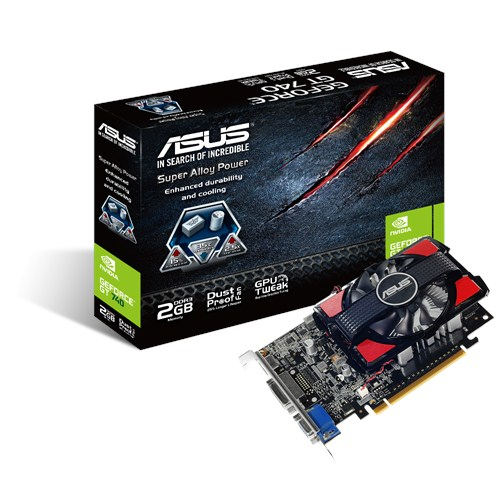 ASUS GT740-2GD3 graphics card NVIDIA GeForce GT 740 – image 1
