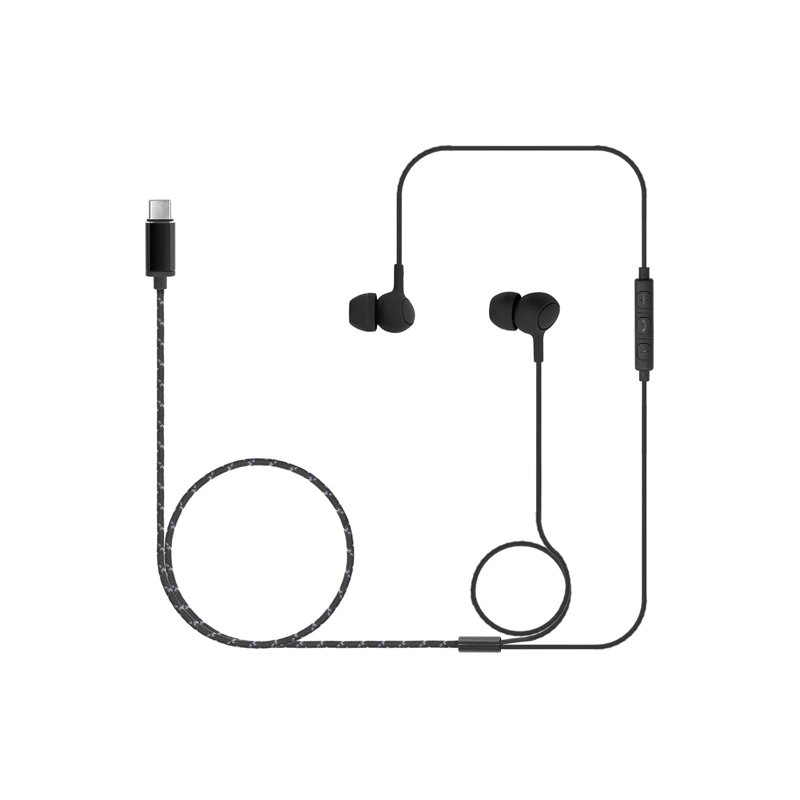 Tolerate ED800488 headphones/headset Wired In-ear Calls/Music/Sport/Everyday USB Type-C Black – image 2