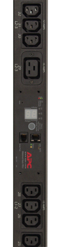 APC Rack PDU, Metered, Zero U, 5.7kW, 208V