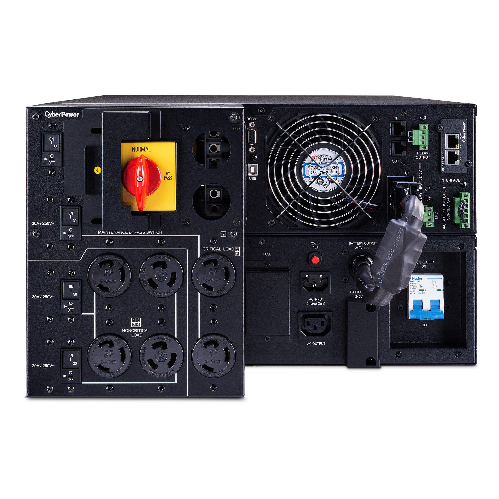CyberPower OL8KRTMB uninterruptible power supply (UPS) Double-conversion (Online) 8 kVA – image 3
