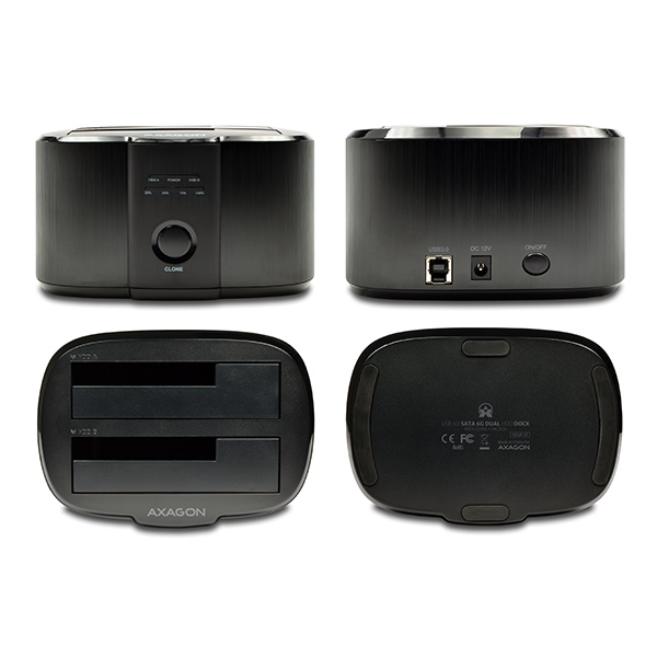 Axagon ADSA-ST storage drive docking station USB 3.2 Gen 1 (3.1 Gen 1) Type-B Black – image 3