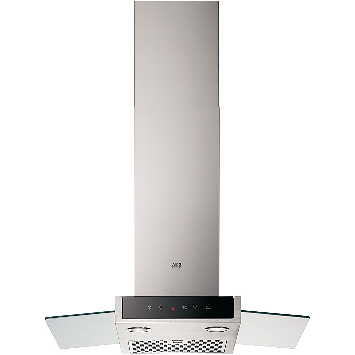AEG DD9874-M cooker hood Wall-mounted Stainless steel 570 m³/h