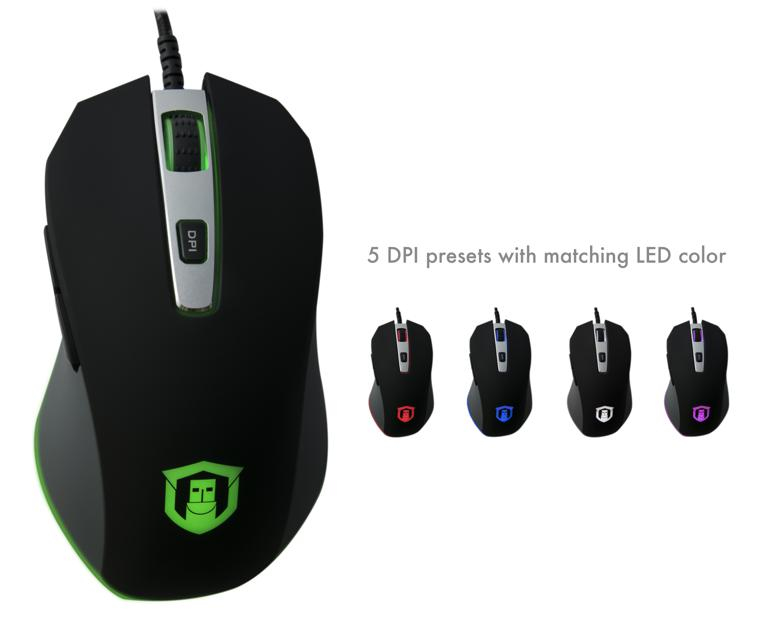 Plugable Technologies USB-PM3360 mouse Gaming Ambidextrous USB Type-A Mechanical 3800 DPI – image 5