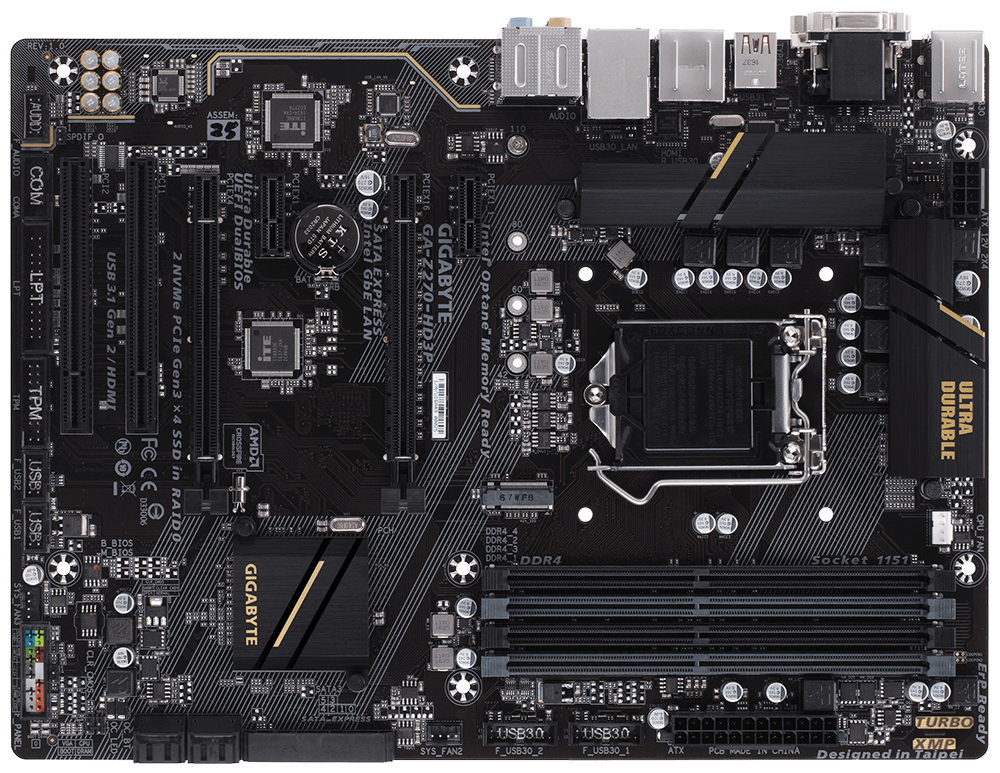 GIGABYTE GA-Z270-HD3P motherboard Intel® Z270 LGA 1151 (Socket H4) ATX – image 2