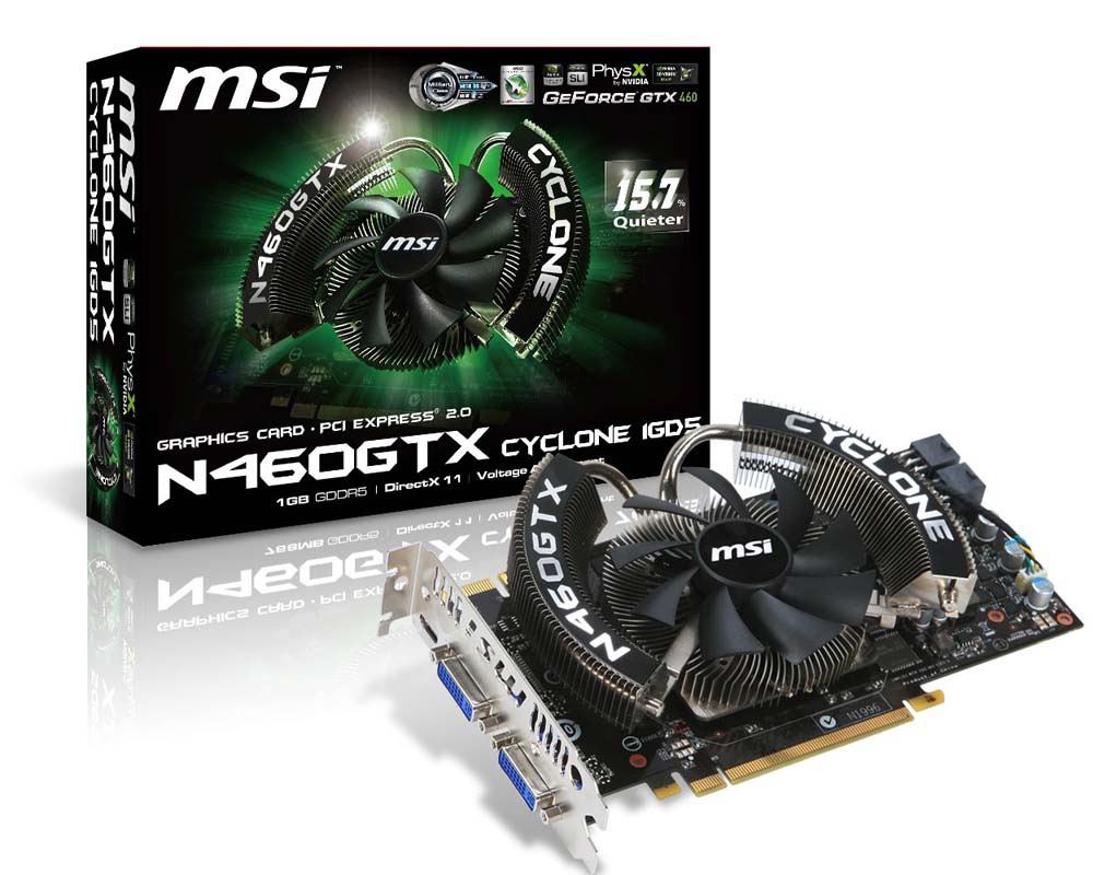 MSI N460GTX Cyclone 1GD5 – image 1