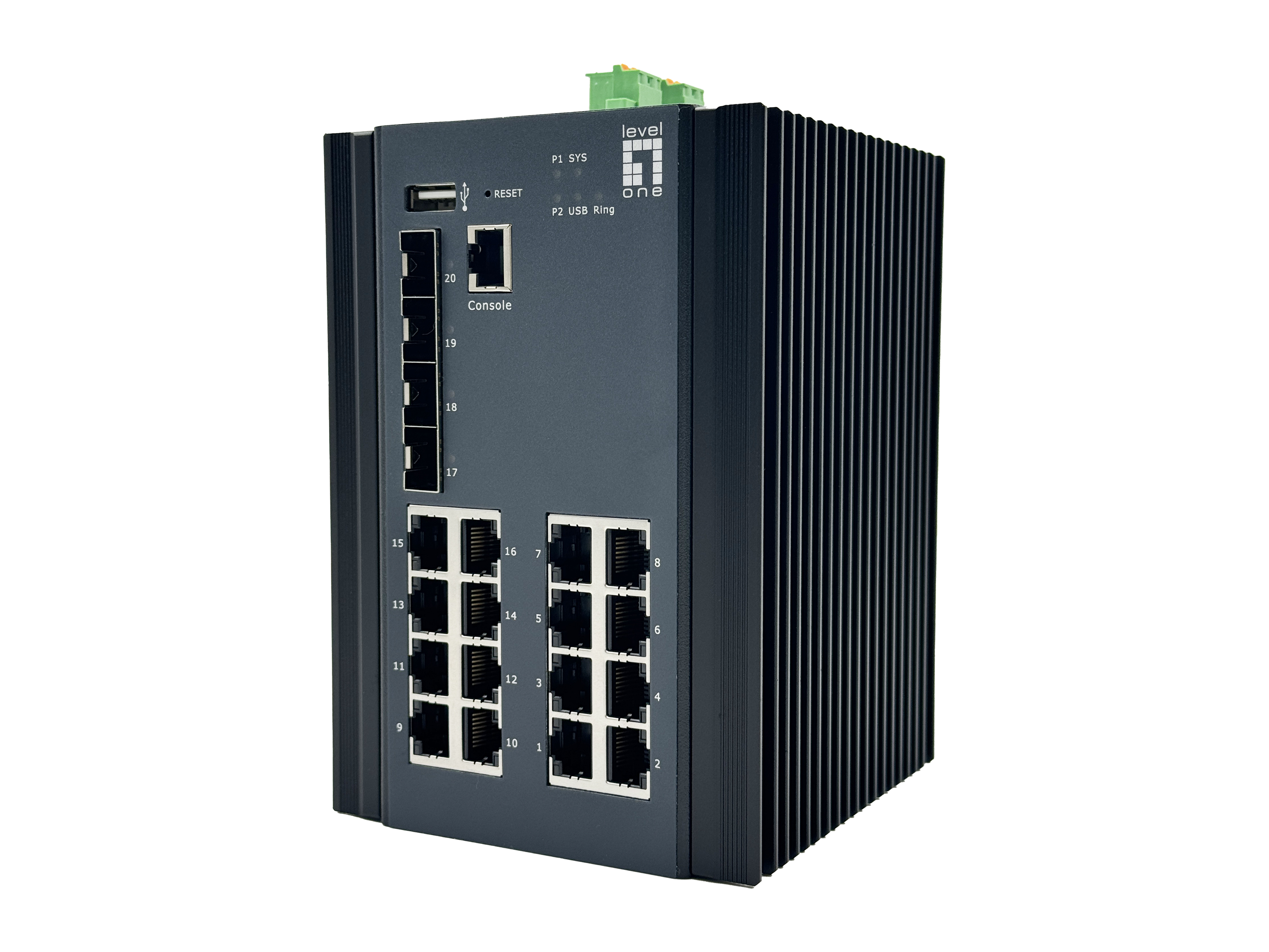 LevelOne IGU-2071 switch di rete Gestito L2 Gigabit Ethernet (10/100/1000) Nero