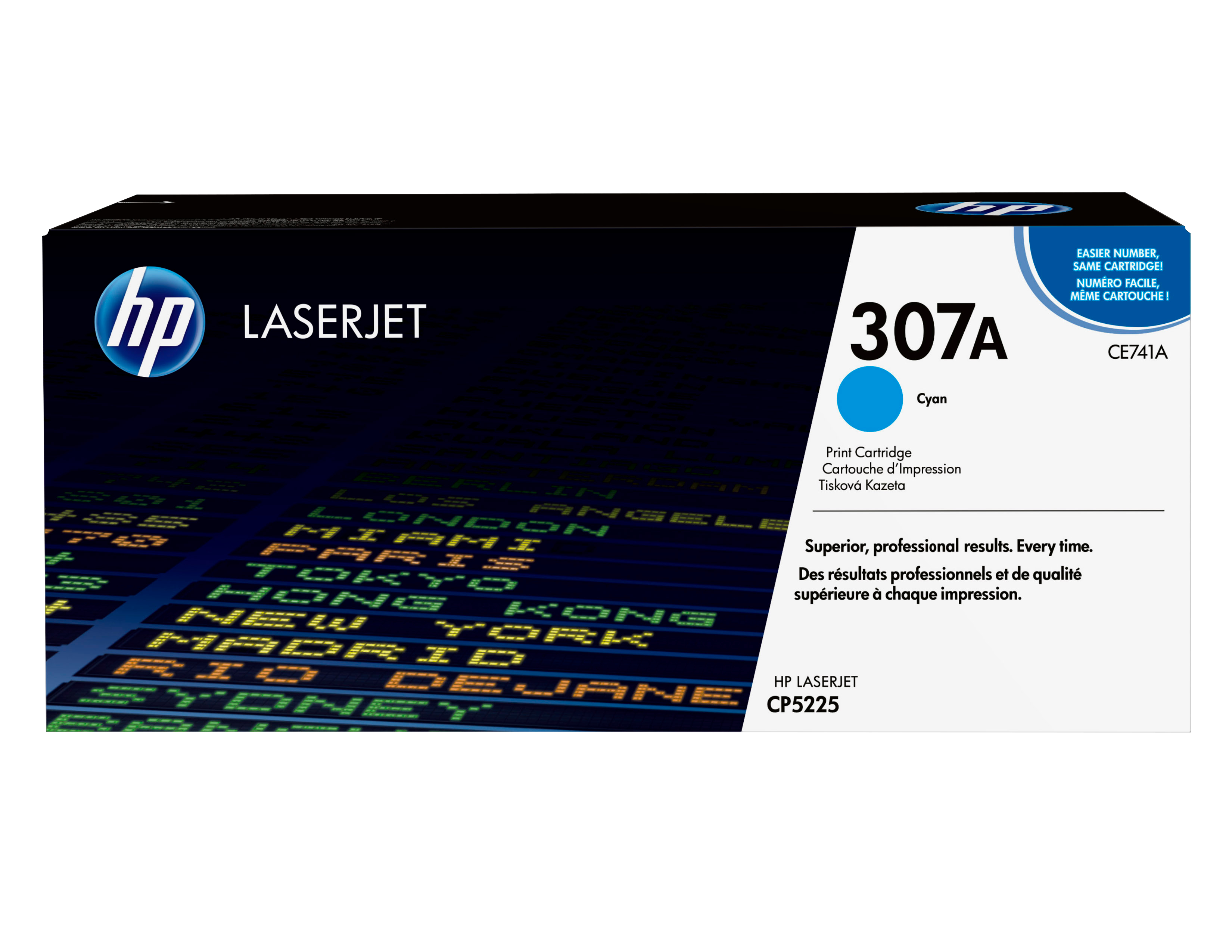 TONER CARTRIDGE 307A CYAN CE741A HP COLOR LASERJET