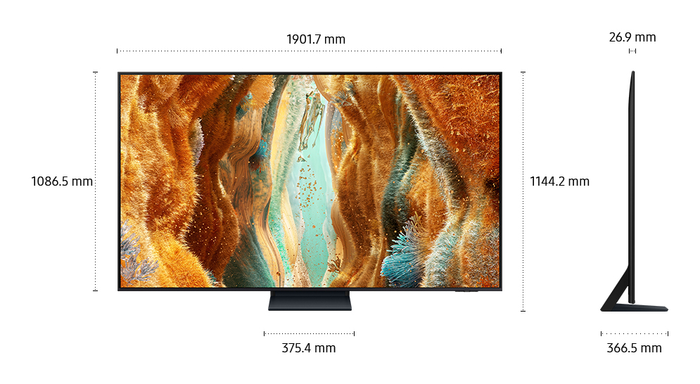 Samsung QN77F QE85QN77FAT 2.16 m (85") 4K Ultra HD Smart TV Wi-Fi Black – image 9