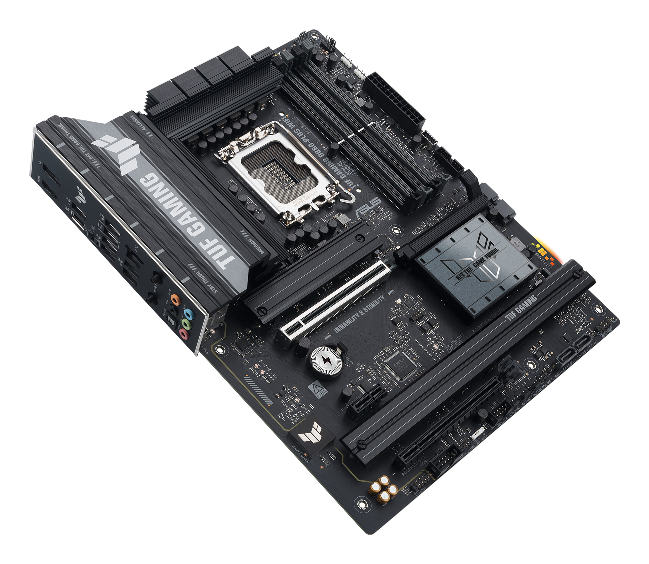 Tarjeta Madre ASUS TUF GAMING B860-PLUS WIFI - Socket 1851 - 4x DDR5 - 8666+ MHz (OC) - HDMI - DisplayPort - USB - ATX - TUF GAMING B860-PLUS WIFI Tarjeta Madre ASUS TUF GAMING B860-PLUS WIFI - Socket 1851 - 4x DDR5 - 8666+ MHz (OC) - HDMI - DisplayPort - USB - ATX - TUF GAMING B860-PLUS WIFI