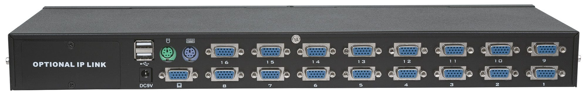 Intellinet 16-Port Rackmount KVM Switch, Combo USB + PS/2, On-Screen Display, Cables included – image 5