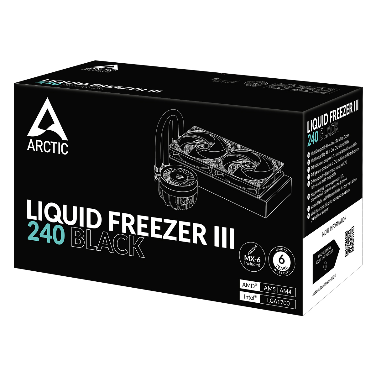 ARCTIC Liquid Freezer III 240 – Multi Compatible All-in-One CPU Water Cooler image 6