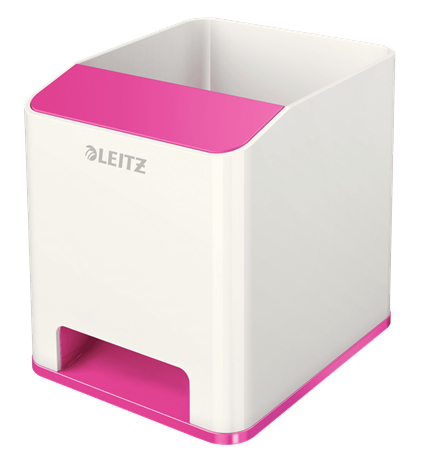 Leitz 53631023 porta lápices Poliestireno Rosa, Blanco
