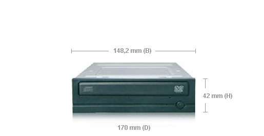 Samsung SH-D163C optical disc drive Internal Black – image 2