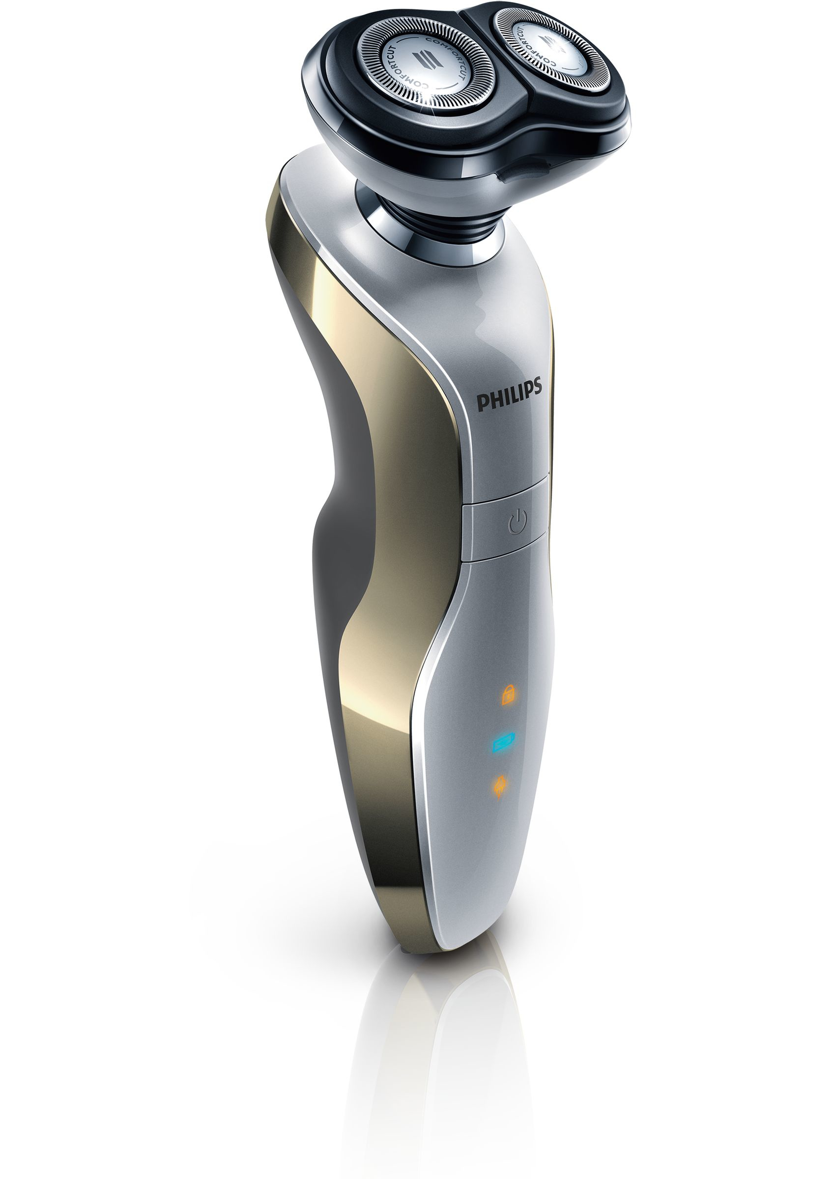 Philips Shaver series 500 S561/12 men's shaver Rotation shaver Trimmer Black, Gold, Silver