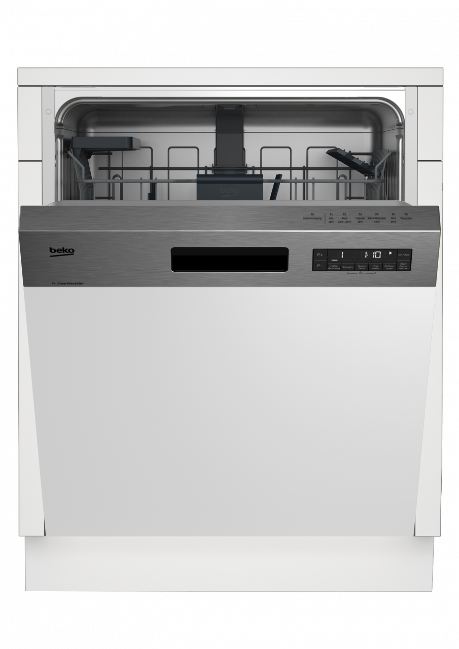 Beko DSN6634FX2 dishwasher Semi built-in 14 place settings – image 2