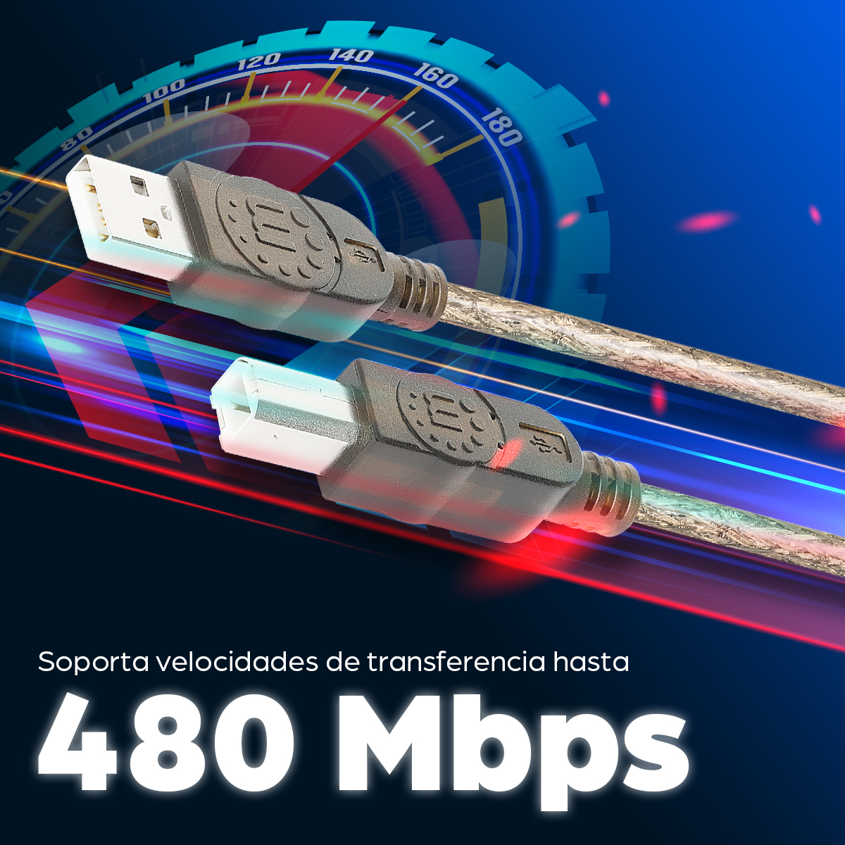 Extensión Activa USB-A 2.0 11m Manhattan 510424, 480Mbps Color Plata
