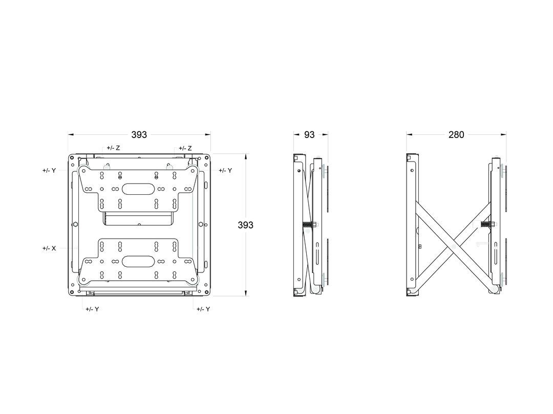 Multibrackets M Public Video Wall Mount Push Small – image 6