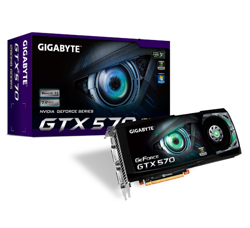 GIGABYTE GV-N570D5-13I-B graphics card NVIDIA GeForce GTX 570 – image 2
