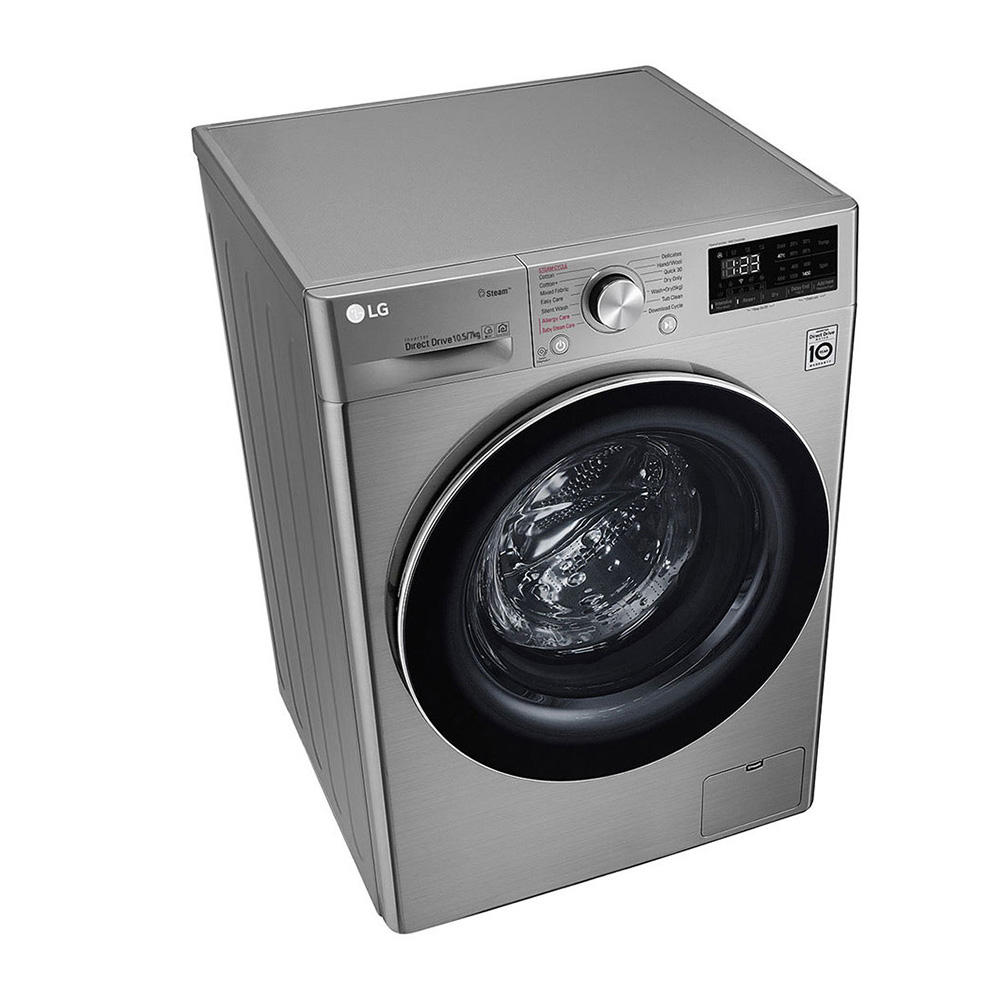 LG F4V5RGP2T washer dryer Freestanding Front-load Stainless steel – image 8