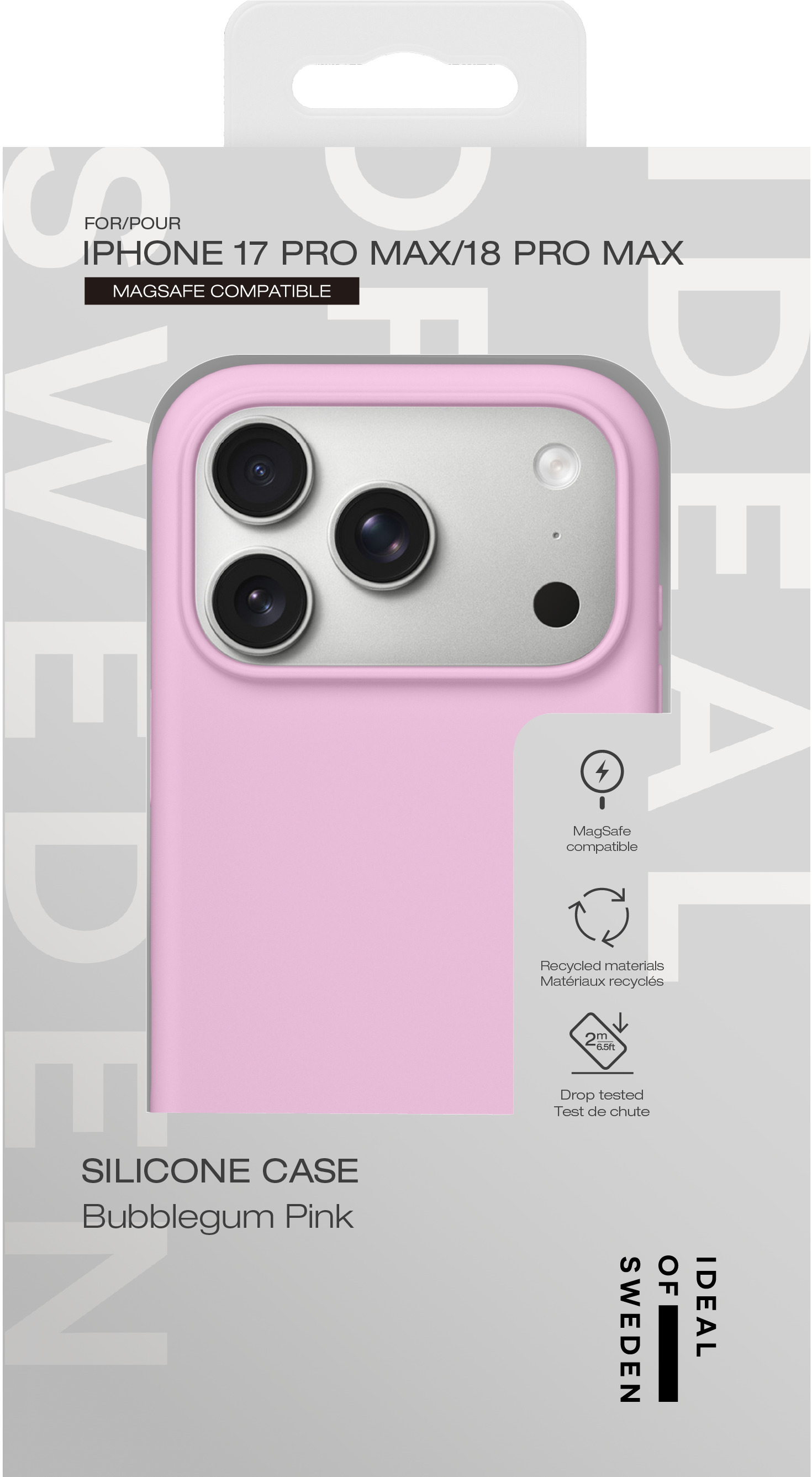 iDeal of Sweden Silicone Case MagSafe iPhone 17 Pro Max / 18 Pro Max Bubblegum Pink – image 5
