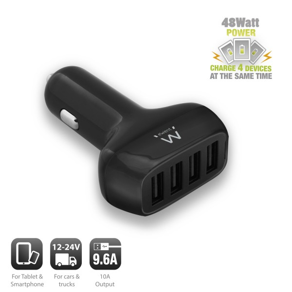 Ewent EW1354 mobile device charger Universal Black Cigar lighter Auto – image 4