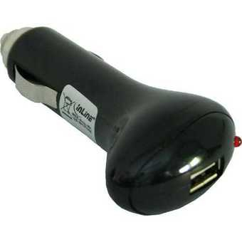 InLine 31521 mobile device charger GPS, MP3, Smartphone, Tablet Black Cigar lighter Auto