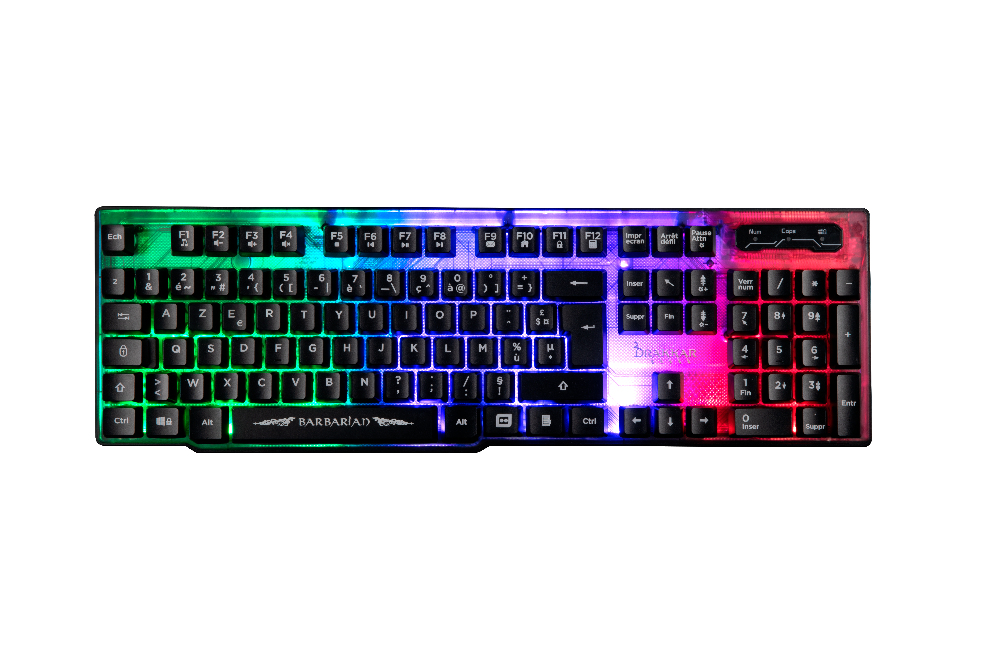 Konix 61889000004 keyboard Mouse included Gaming USB AZERTY French Black – image 3