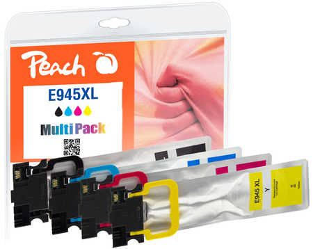 Peach 320964 ink cartridge 4 pc(s) Compatible High (XL) Yield Black, Cyan, Magenta, Yellow