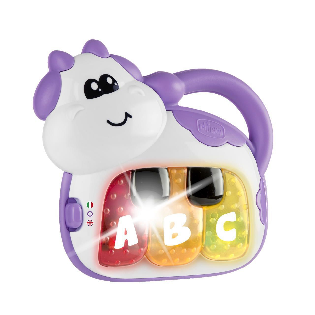 Chicco gioco bs cow piano italian/english