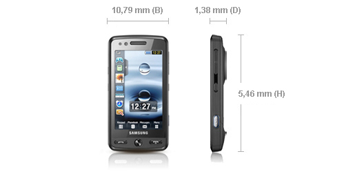 Samsung GT-M8800 1000 mAh Black – image 2