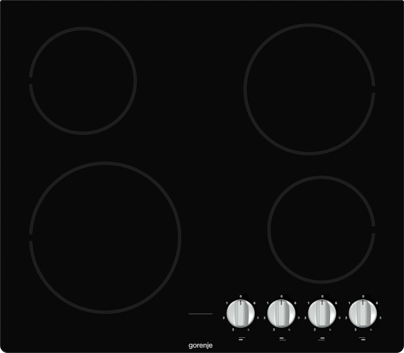 Gorenje EC641BSC hob Black Built-in Ceramic hob 4 zone(s) – image 1