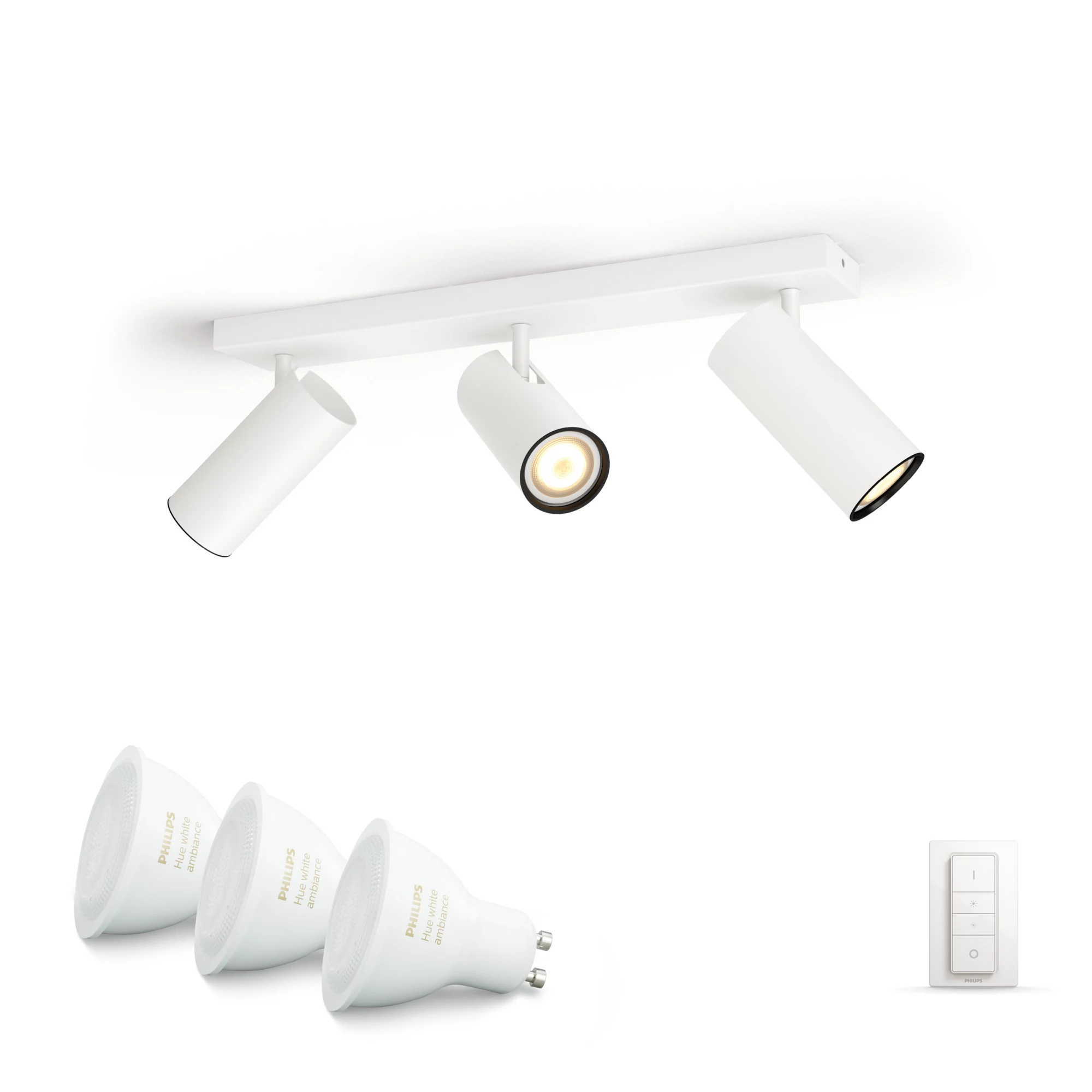 Philips by Signify Philips Hue White ambience Buratto triple spotlight – image 2
