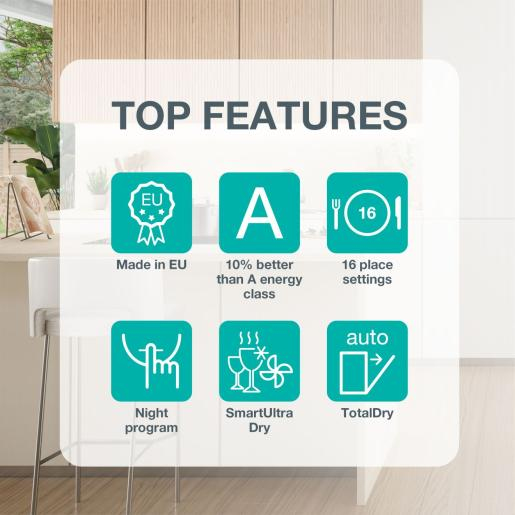 Gorenje GV673A66 Fully built-in 16 place settings – image 3