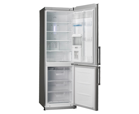 LG GCF399JP fridge-freezer Freestanding Platinum, Silver – image 2