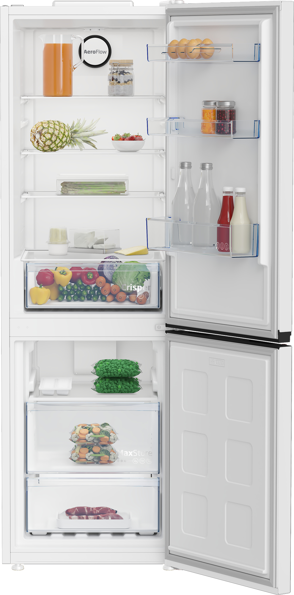 Beko B1RCNE364W fridge-freezer Freestanding – image 3