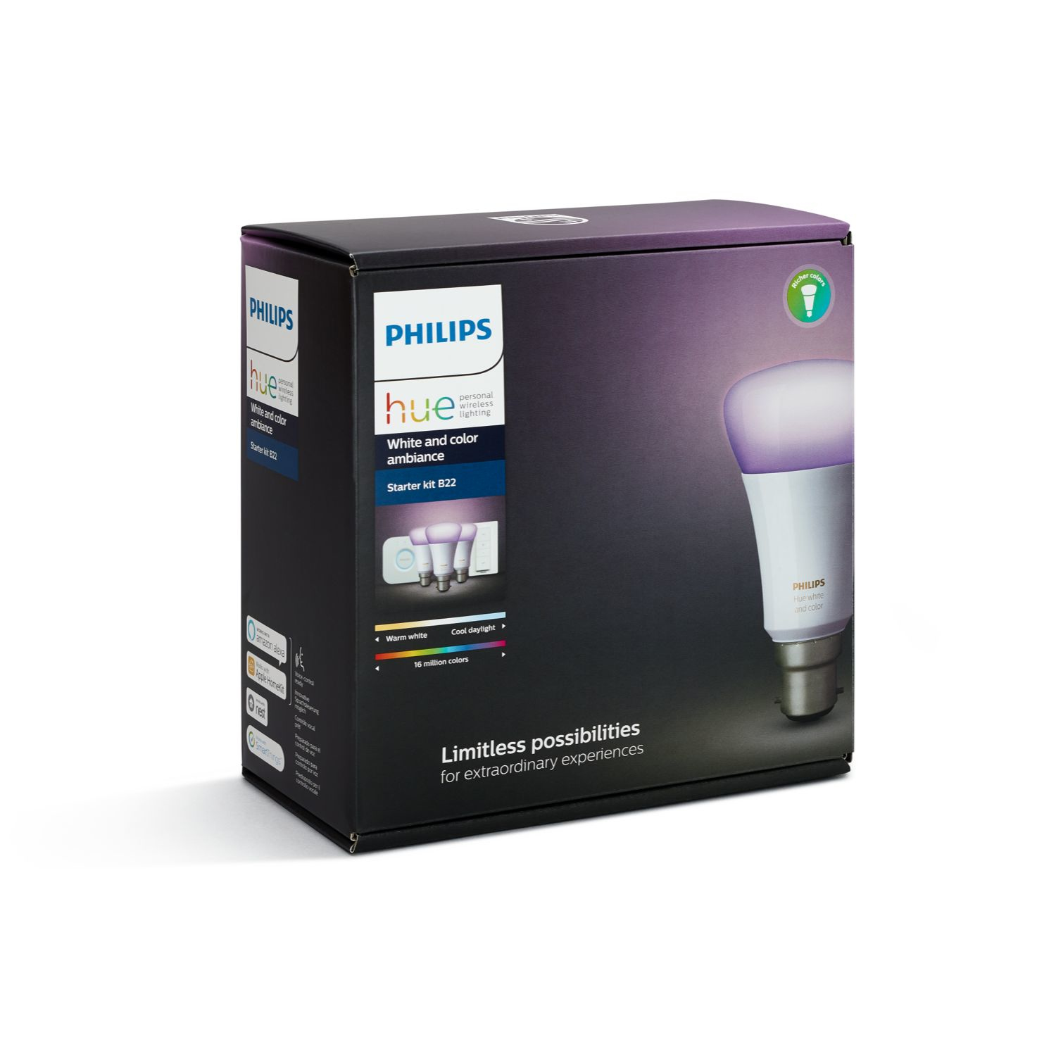 Philips by Signify Philips Hue White and colour ambience Starter Kit B22 – image 5