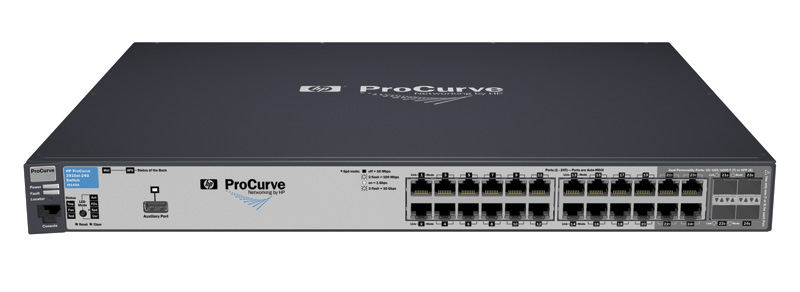 HP E2910-24G-PoE+ al Switch + Care Pack – image 1
