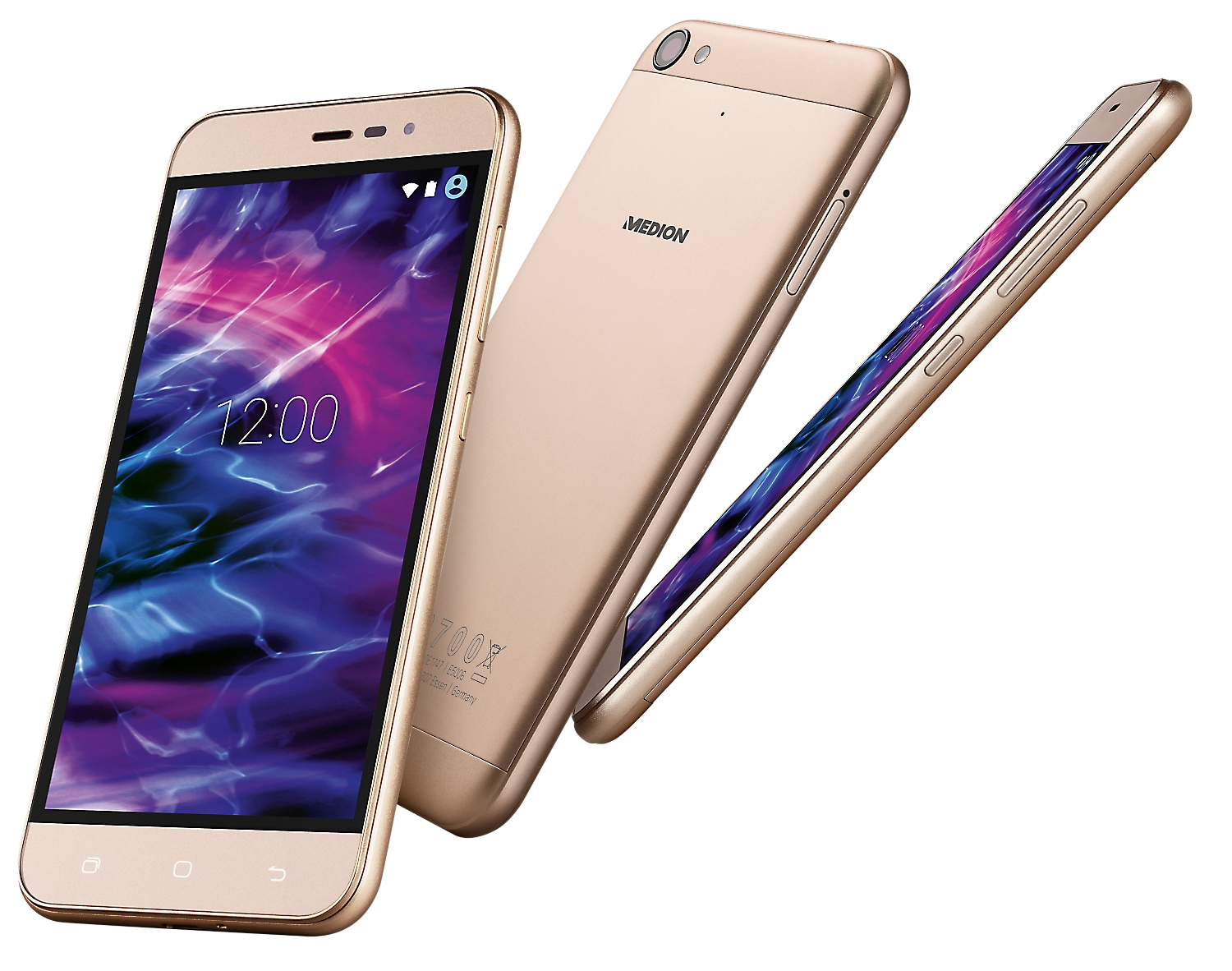MEDION LIFE P5006 12.7 cm (5") Dual SIM Android 6.0 4G Micro-USB 2 GB 32 GB 2500 mAh Amber, Gold – image 6