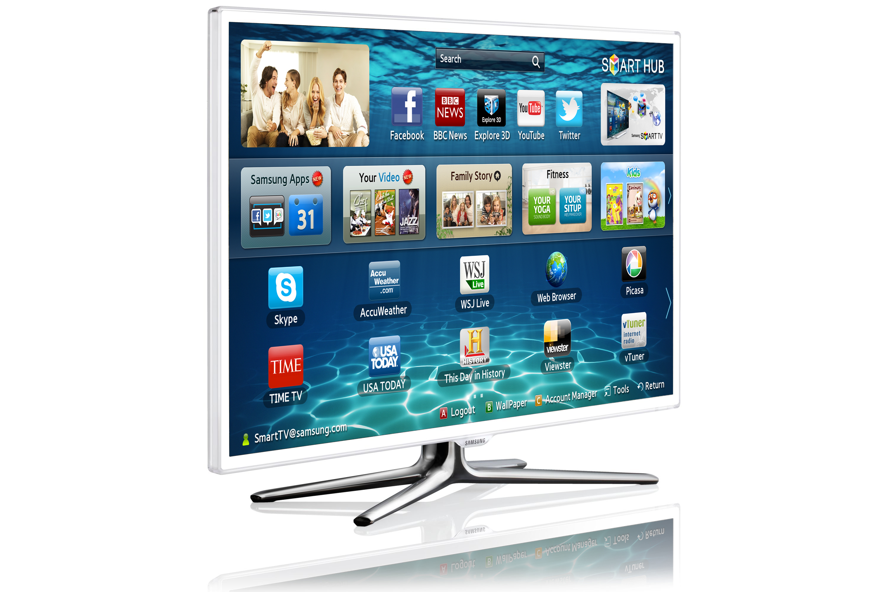 Samsung UE32ES6710U 81.3 cm (32") Full HD Wi-Fi White – image 3