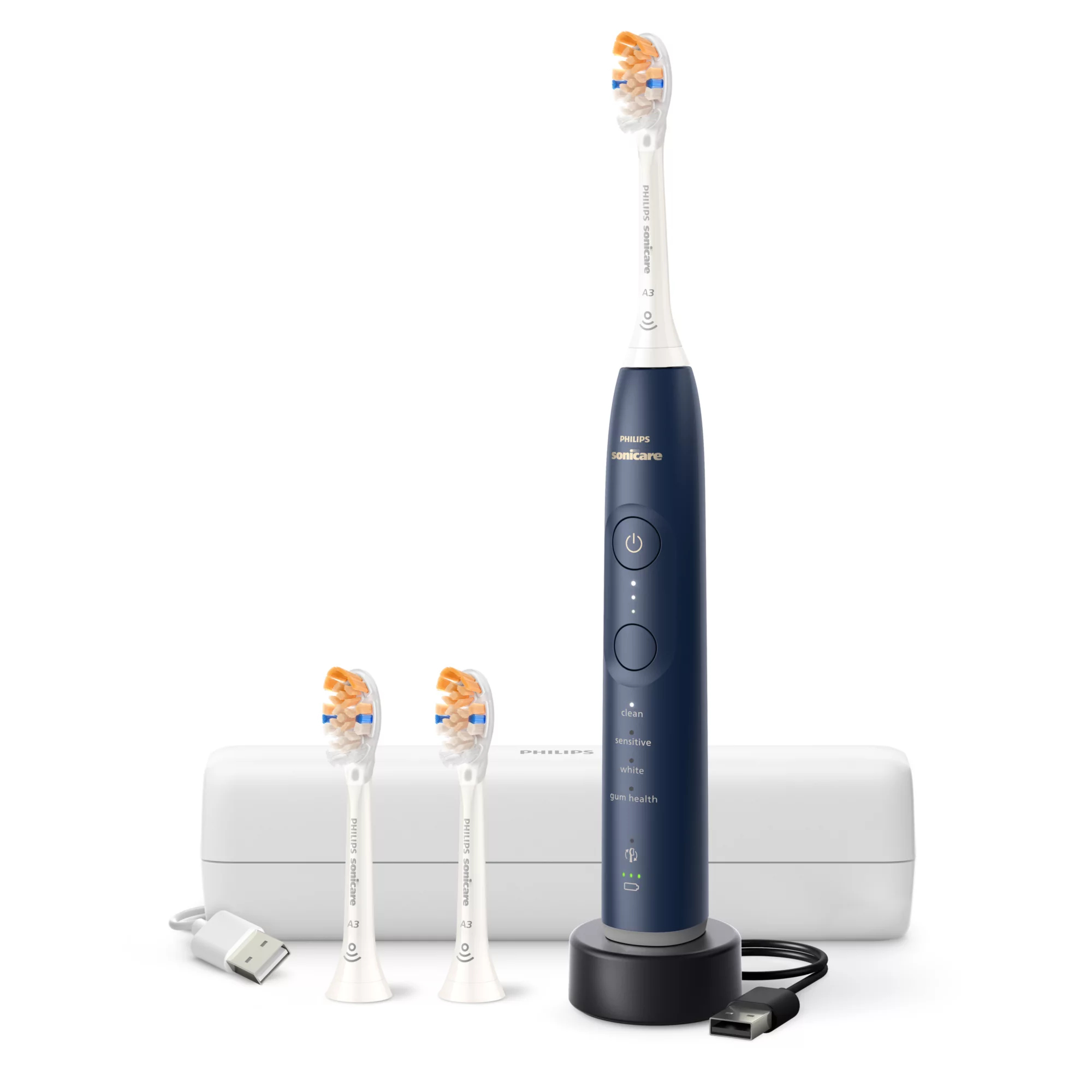 Philips HX7423/05 electric toothbrush Adult Sonic toothbrush Navy – image 1