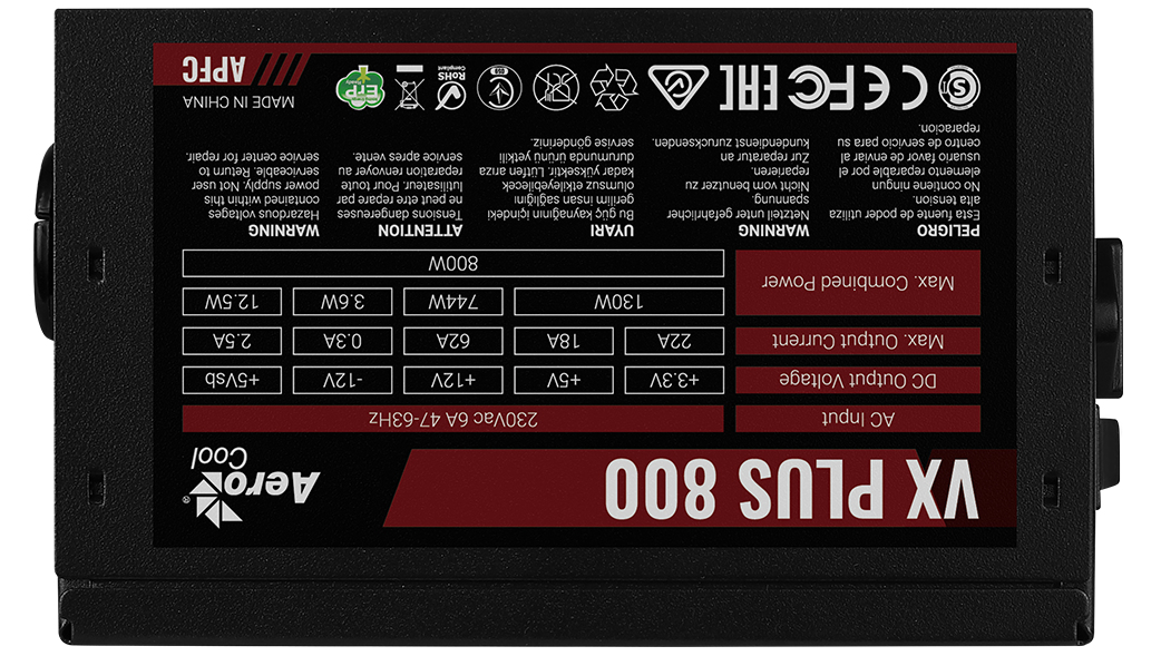 Aerocool VX PLUS 800 – image 3