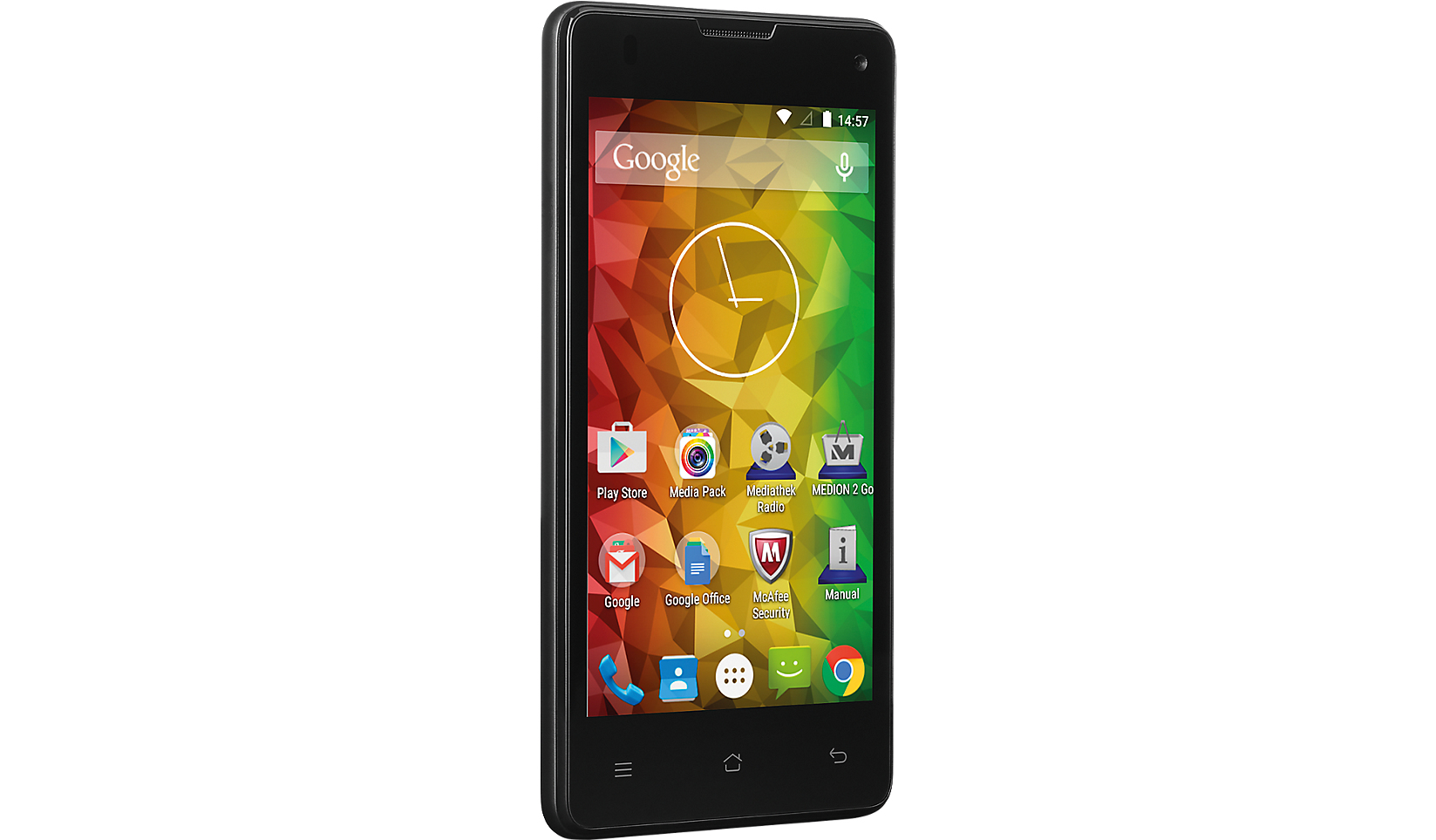 MEDION LIFE E4503 11.4 cm (4.5") Dual SIM Android 5.0 3G 1 GB 8 GB 1800 mAh Black – image 2