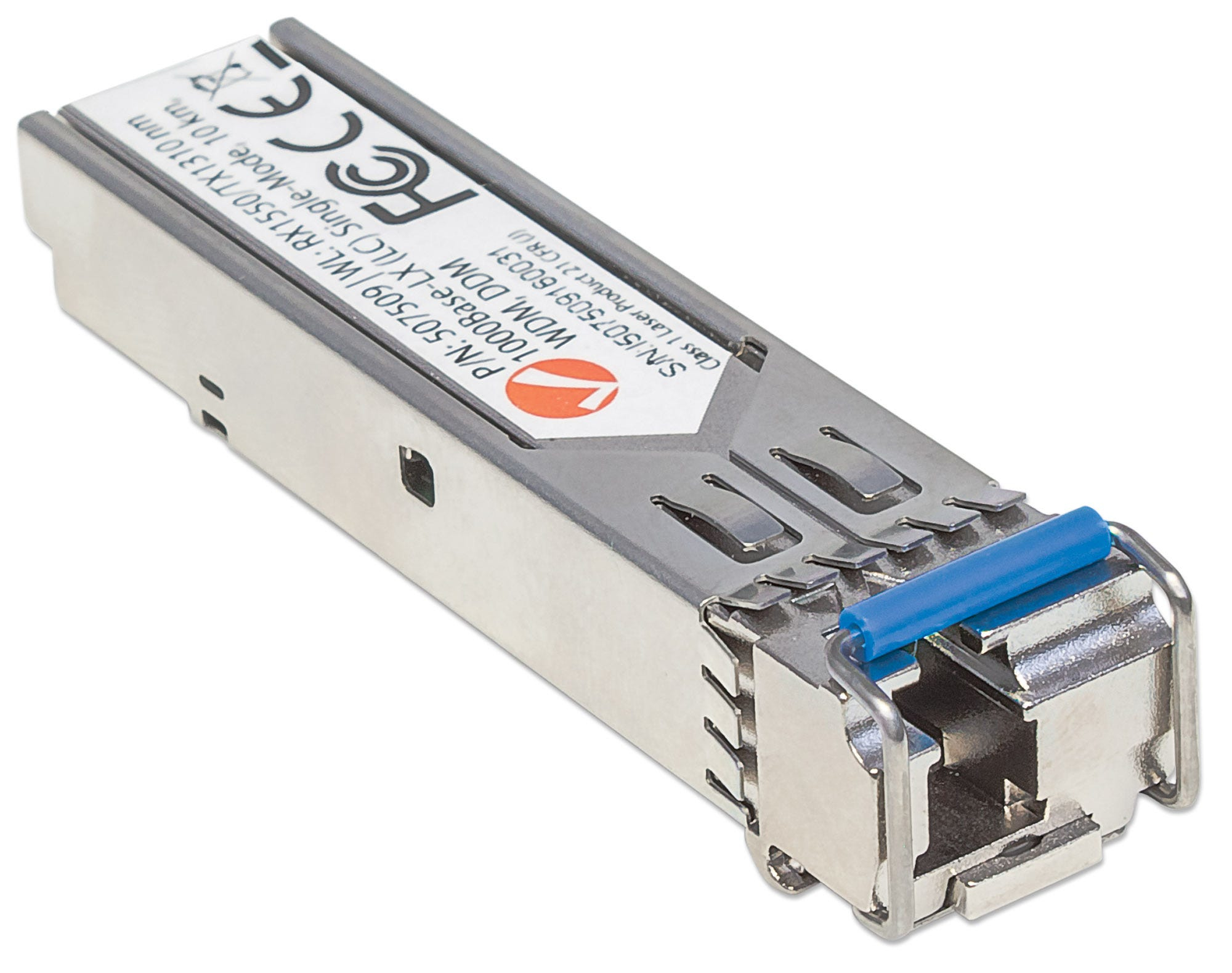 Intellinet Transceiver Module Optical, Gigabit Fiber WDM Bi-Directional SFP, 1000Base-Lx (LC) Single-Mode Port, 10km, Wavelengths: receive (RX) 1550nm and trans – image 2
