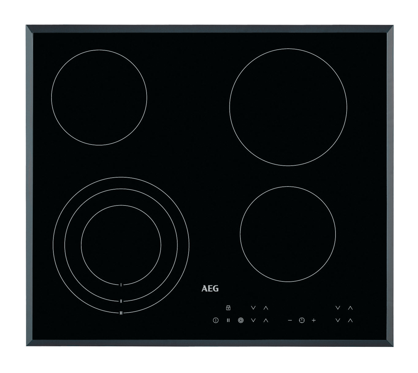 AEG HK634020FB Black Built-in Ceramic hob 4 zone(s) – image 1