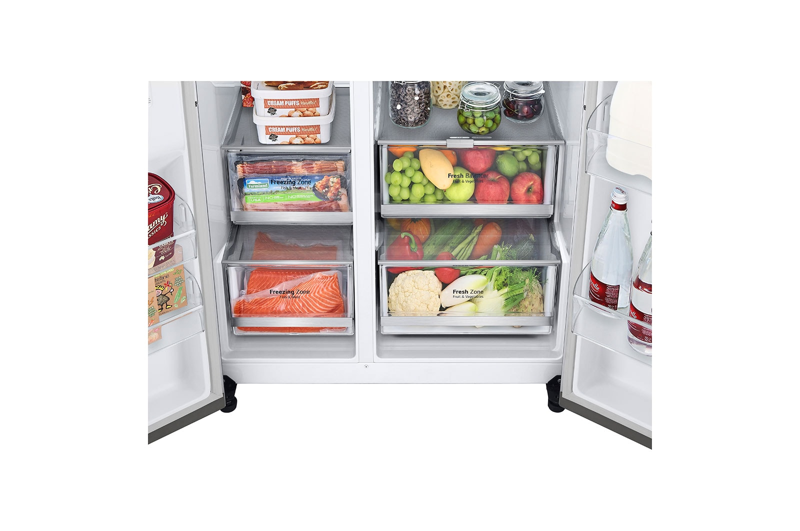 LG GSXV90BSDE side-by-side refrigerator Freestanding – image 8