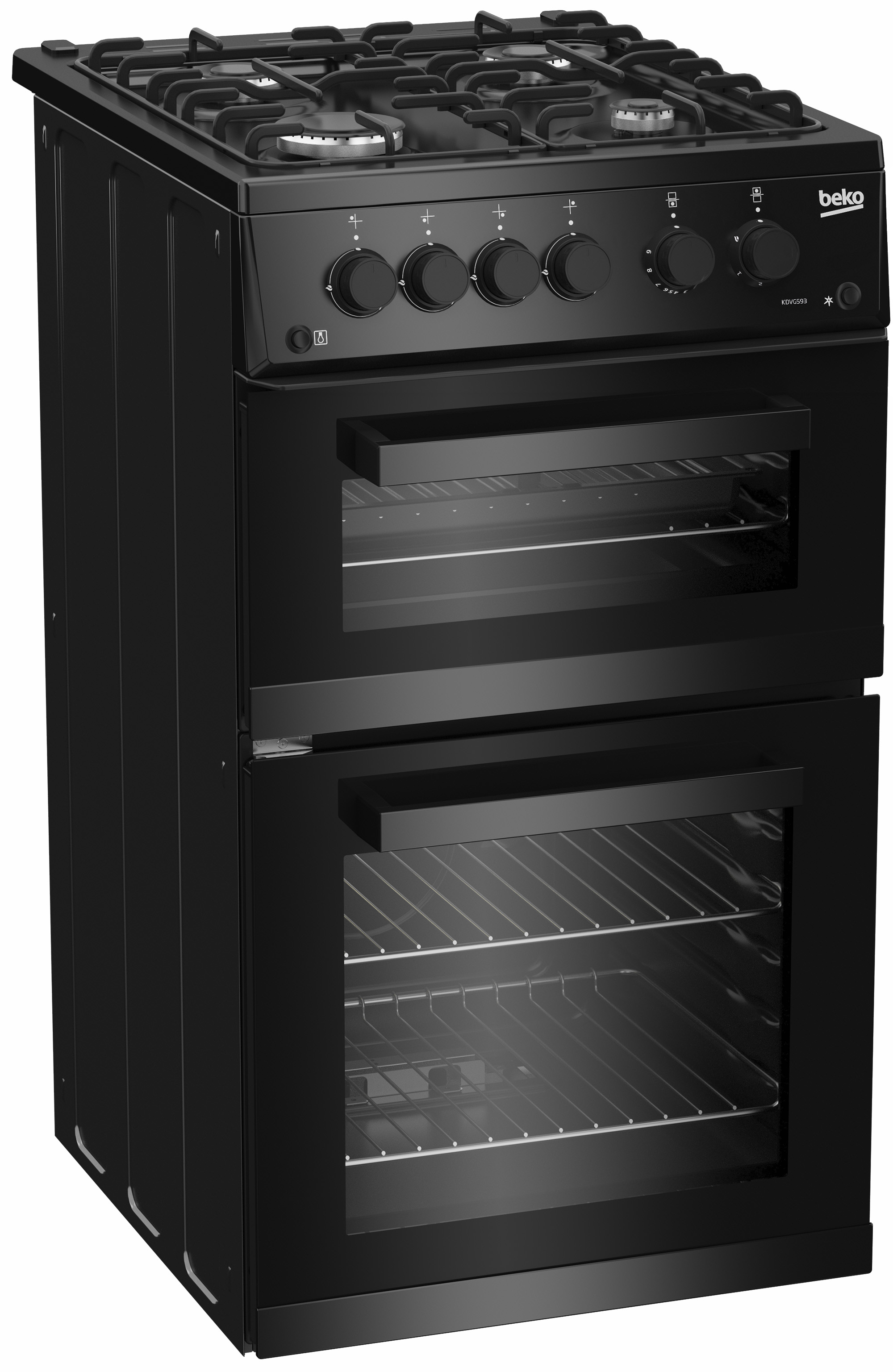 Beko KDVG593K 50cm Freestanding Gas Double Oven Cooker – image 2
