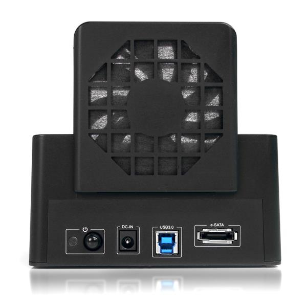 StarTech.com USB 3.0 eSATA Hard Drive Docking Station with Cooling Fan – image 2