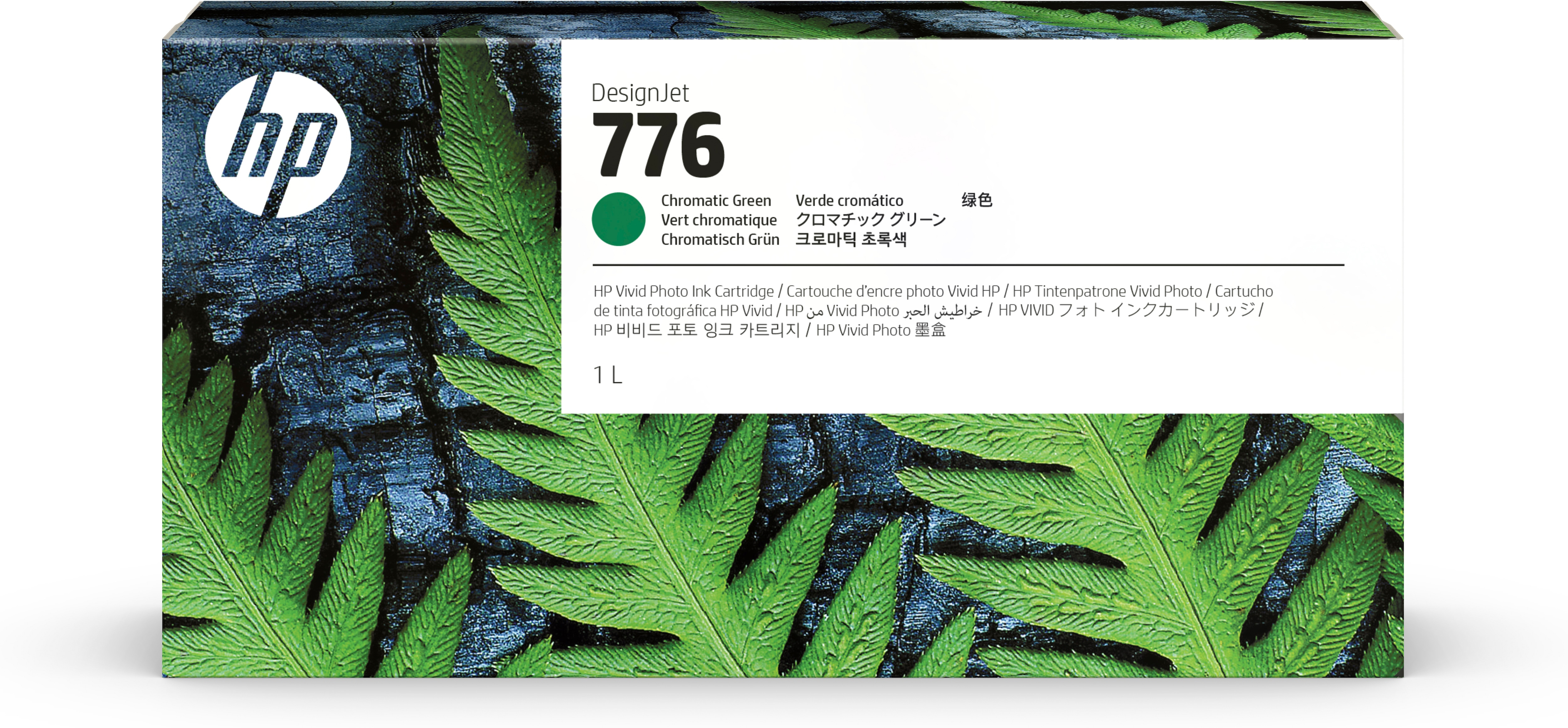 Tinta HP LF 776 - Verde Cromático - DesignJet - Original (1XB03A) - 1XB03A