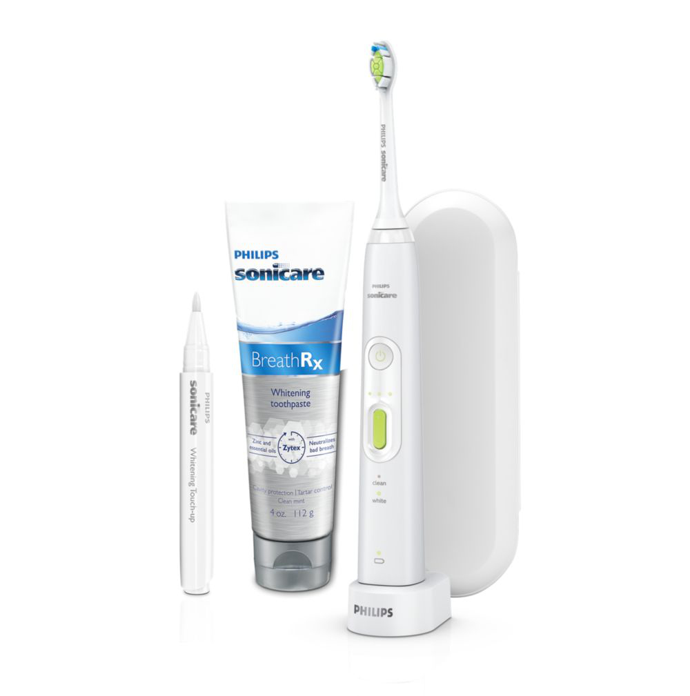 Philips Sonicare HealthyWhite+ HX8911/35 electric toothbrush Adult Sonic toothbrush Green, White