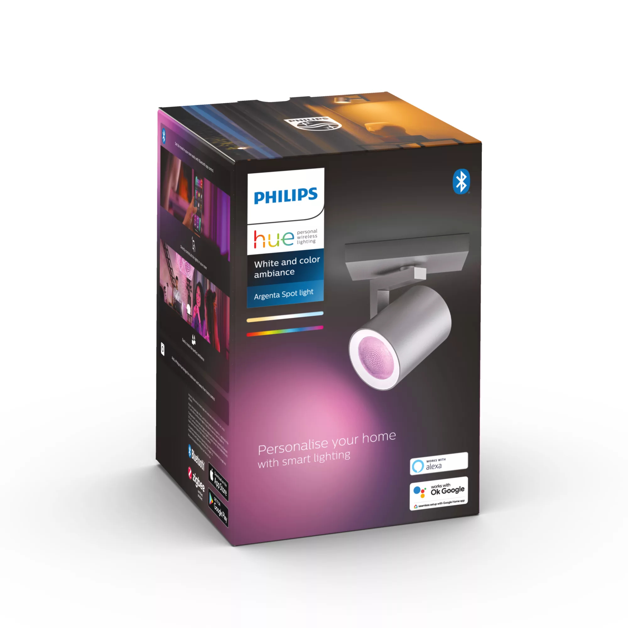 Philips by Signify Philips Hue White and colour ambience Argenta single spotlight – image 5